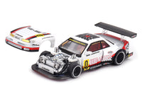 Nissan Silvia S13-R "Circuit Spec V1" RHD (Right Hand Drive) White with Graphics (Designed by Jun Imai) "Kaido House" Special 1/64 Diecast Model Car by Mini GT image 2