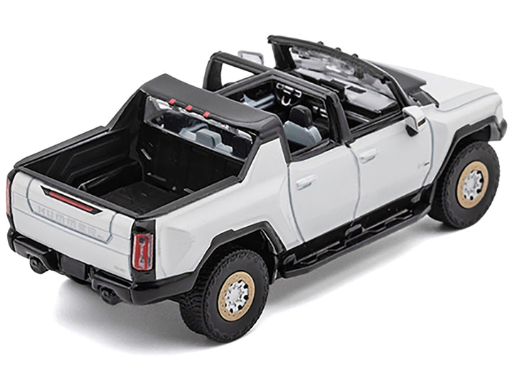 2022 GMC Hummer EV Pickup Truck White 1/64 Diecast Model Car by GCD image 2