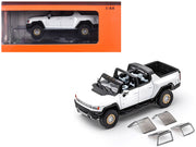 2022 GMC Hummer EV Pickup Truck White 1/64 Diecast Model Car by GCD image 3