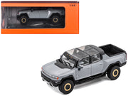 2022 GMC Hummer EV Pickup Truck Gray 1/64 Diecast Model Car by GCD image 3
