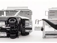 Mercedes-Benz Actros Auto Transporter White 1/64 Diecast Model by GCD image 3
