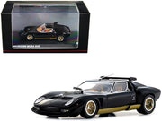 Lamborghini Miura SVR Black with Gold Accents and Wheels 1/43 Diecast Model Car by Kyosho image 3