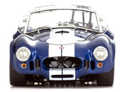 Shelby Cobra 427 S/C Blue with White Stripes and Race Graphics 1/18 Diecast Model Car by Kyosho image 5