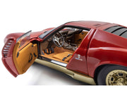 Lamborghini Miura P 400 Red with Gold Accents 1/18 Diecast Model Car by Kyosho image 3