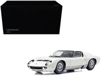 Lamborghini Miura P 400 White 1/18 Diecast Model Car by Kyosho
