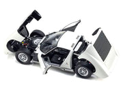 Lamborghini Miura P 400 White 1/18 Diecast Model Car by Kyosho image 2