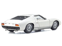 Lamborghini Miura P 400 White 1/18 Diecast Model Car by Kyosho image 5