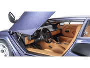 Lamborghini Countach LP 5000 Quattrovalvole Dark Blue Metallic 1/18 Diecast Model Car by Kyosho image 3
