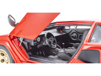 Lamborghini Countach LP 5000 Quattrovalvole Red with Gold Wheels 1/18 Diecast Model Car by Kyosho image 3