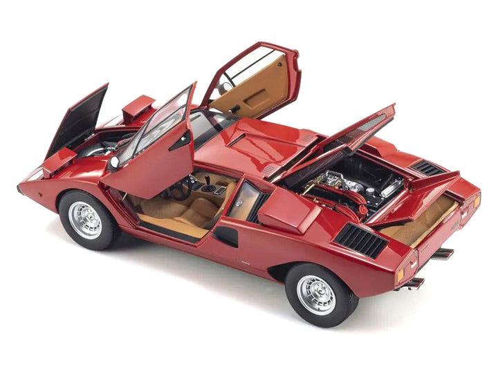 Lamborghini Countach LP 400 Red 1/18 Diecast Model Car by Kyosho image 2
