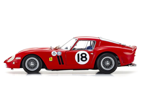 Ferrari 250 GTO #18 Pedro Rodriguez Winner "Daytona 3 Hours" (1963) 1/18 Diecast Model Car by Kyosho