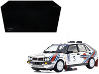 Lancia Delta HF 4WD #3 Juha Kankkunen - Juha Piironen "Martini Racing" Winner "Olympus Rally" (1987) 1/18 Diecast Model Car by Kyosho