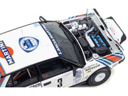 Lancia Delta HF 4WD #3 Juha Kankkunen - Juha Piironen "Martini Racing" Winner "Olympus Rally" (1987) 1/18 Diecast Model Car by Kyosho image 2