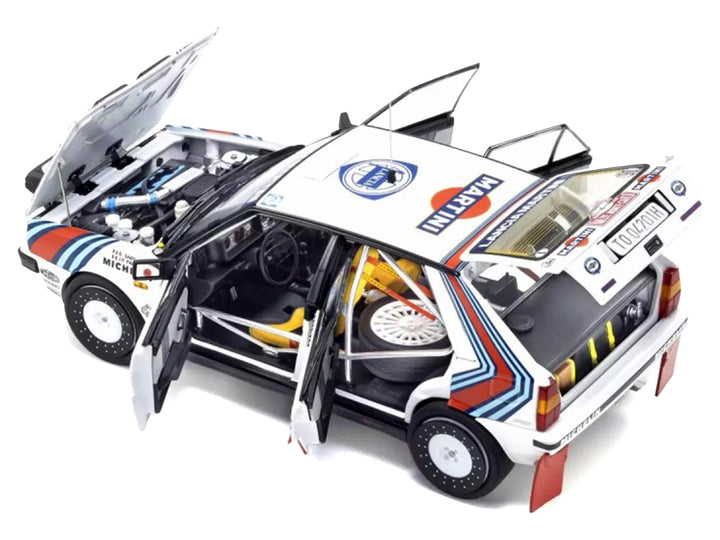 Lancia Delta HF 4WD #3 Bruno Saby - Jean-Francois Fauchille "Martini Racing" Winner "Rally Monte Carlo" (1988) 1/18 Diecast Model Car by Kyosho image 2