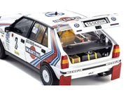 Lancia Delta HF 4WD #3 Bruno Saby - Jean-Francois Fauchille "Martini Racing" Winner "Rally Monte Carlo" (1988) 1/18 Diecast Model Car by Kyosho image 5