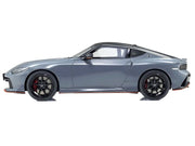 Nissan Fairlady Z NISMO RHD (Right Hand Drive) Gray with Black Top 1/18 Model Car by Kyosho image 3