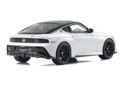 Nissan Fairlady Z NISMO RHD (Right Hand Drive) White with Black Top 1/18 Model Car by Kyosho image 4
