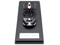 McLaren Elva Convertible #4 Carbon Black with White and Red Stripes 1/64 Diecast Model Car by LCD Models image 4