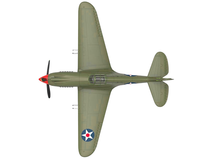 Curtiss P-40B Warhawk Aircraft "Hawaii" (1945) United States Army Air Forces "Planes of World War II" Series 1/72 Diecast Model Airplane by Luppa image 2