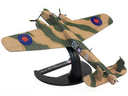 Armstrong Whitworth Whitley Mk.V Bomber Aircraft "No. 102 Squadron RAF Driffield" Royal Air Force (1940) "Planes of World War II" Series 1/144 Diecast Model Airplane by Luppa image 4