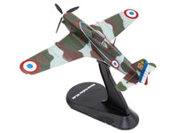 Morane-Saulnier MS.406 Fighter Aircraft "3/4 Escadrille GC II/3" Armee de l'Air (French Air Force) (1940) "Planes of World War II" Series 1/72 Diecast Model Airplane by Luppa image 2