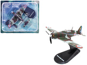 Morane-Saulnier MS.406 Fighter Aircraft "3/4 Escadrille GC II/3" Armee de l'Air (French Air Force) (1940) "Planes of World War II" Series 1/72 Diecast Model Airplane by Luppa image 3