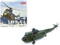 Westland Sea King HC.4 Helicopter "Green Livery 848 Naval Air Squadron Commando Helicopter Force Royal Naval Air Station Yeovilton Somerset" (2009) British Royal Navy 1/72 Diecast Model by Legion image 3