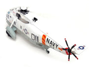 Sikorsky SH-3G Sea King Helicopter "148987/AB 011 Helicopter Combat Support Squadron 2 Fleet Angels USS John F Kennedy (CVA-67)" (1970s) United States Navy 1/72 Diecast Model by Legion image 3