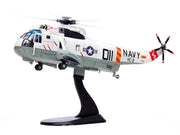 Sikorsky SH-3G Sea King Helicopter "148987/AB 011 Helicopter Combat Support Squadron 2 Fleet Angels USS John F Kennedy (CVA-67)" (1970s) United States Navy 1/72 Diecast Model by Legion image 5