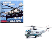 Sikorsky SH-3G Sea King Helicopter "149718-NF 0037 Helicopter Combat Support Squadron 1 (HC-1) Fleet Angels USS Hancock (CVA-19)" (1970s) United States Navy 1/72 Diecast Model by Legion