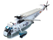 Sikorsky SH-3G Sea King Helicopter "149718-NF 0037 Helicopter Combat Support Squadron 1 (HC-1) Fleet Angels USS Hancock (CVA-19)" (1970s) United States Navy 1/72 Diecast Model by Legion image 3