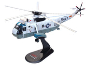 Sikorsky SH-3G Sea King Helicopter "149718-NF 0037 Helicopter Combat Support Squadron 1 (HC-1) Fleet Angels USS Hancock (CVA-19)" (1970s) United States Navy 1/72 Diecast Model by Legion image 5