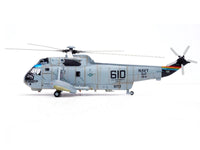 Sikorsky SH-3H Sea King Helicopter "149713/NK 610 Helicopter Anti-Submarine Squadron 8 Eightballers Carrier Air Wing 14 USS Independence (CV-62)" (1990s) United States Navy 1/72 Diecast Model by Legion image 2