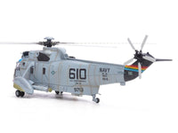 Sikorsky SH-3H Sea King Helicopter "149713/NK 610 Helicopter Anti-Submarine Squadron 8 Eightballers Carrier Air Wing 14 USS Independence (CV-62)" (1990s) United States Navy 1/72 Diecast Model by Legion image 4