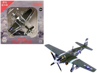 North American P-51B Mustang Aircraft "Ole-II 358th Fighter Squadron 355th Fighter Group Steeple Morden Strafers" (1944) United States Army Air Forces 1/72 Diecast Model Airplane by Legion image 4