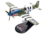 North American P-51B Mustang Aircraft "John Bennett 487th Fighter Squadron 352nd Fighter Group Blue-Nosed Bastards of Bodney RAF Bodney" (1944) United States Army Air Forces 1/72 Diecast Model Airplane by Legion image 5