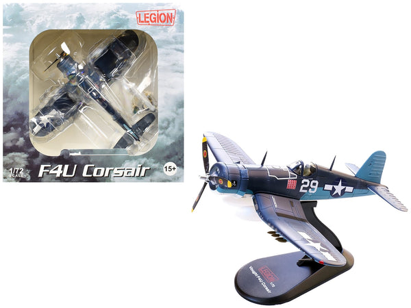 Vought F4U-1A Corsair Fighter Aircraft "Ace Ira Kepford VF-17 Jolly Rogers Bougainville Solomon Islands" (1944) United States Navy 1/72 Diecast Model by Legion