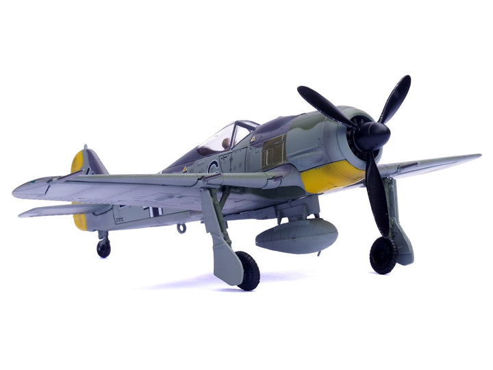 Focke-Wulf Fw 190A Aircraft "14-Victory Ace Hauptmann Wilhelm Gath Stab/JG 26 Schlageter France" (1942) German Luftwaffe 1/72 Diecast Model Airplane by Legion image 2