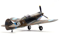 Curtiss P-40B/C Warhawk Fighter Aircraft "White 48 David Lee 'Tex' Hill 2nd Squadron Panda Bears Chinese Air Force Burma" (1942) 1st American Volunteer Group 1/72 Diecast Model Airplane by Legion image 4