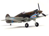 Curtiss P-40B/C Warhawk Fighter Aircraft "White 48 David Lee 'Tex' Hill 2nd Squadron Panda Bears Chinese Air Force Burma" (1942) 1st American Volunteer Group 1/72 Diecast Model Airplane by Legion image 5