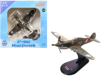 Curtiss P-40B/C Warhawk Fighter Aircraft "White 47 Robert T. Smith 3rd Squadron Hell's Angels Chinese Air Force Burma" (1942) 1st American Volunteer Group 1/72 Diecast Model Airplane by Legion