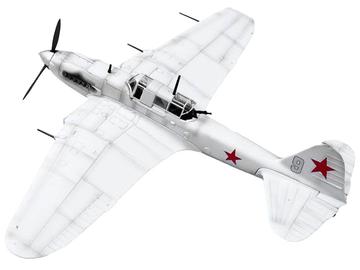 Ilyushin IL-2 Shturmovik Aircraft White "3rd Squadron 505th Air Assault Regiment 226th Air Assault Division Battle of Stalingrad" (1942) Soviet Air Force 1/72 Diecast Model Airplane by Legion image 2