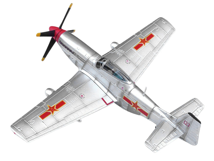 North American P-51D Mustang Aircraft "Captured from Chinese Nationalist Forces Chinese People's Revolution Military Museum" People's Liberation Army Air Force 1/72 Diecast Model Airplane by Legion image 2
