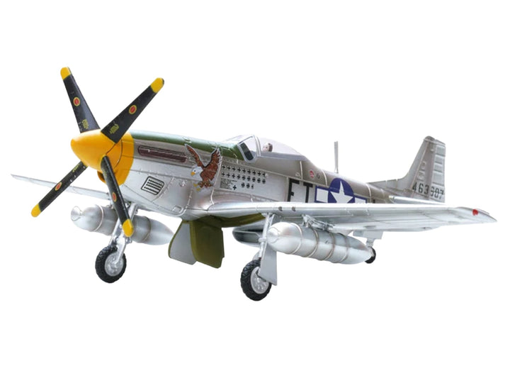 North American P-51D Mustang Aircraft "Feeble Eagle 18.5-victory Ace Glenn Eagleston 353rd Fighter Squadron 354th Fighter Group Ninth Air Force" (1945) United States Army Air Forces 1/72 Diecast Model Airplane by Legion image 2