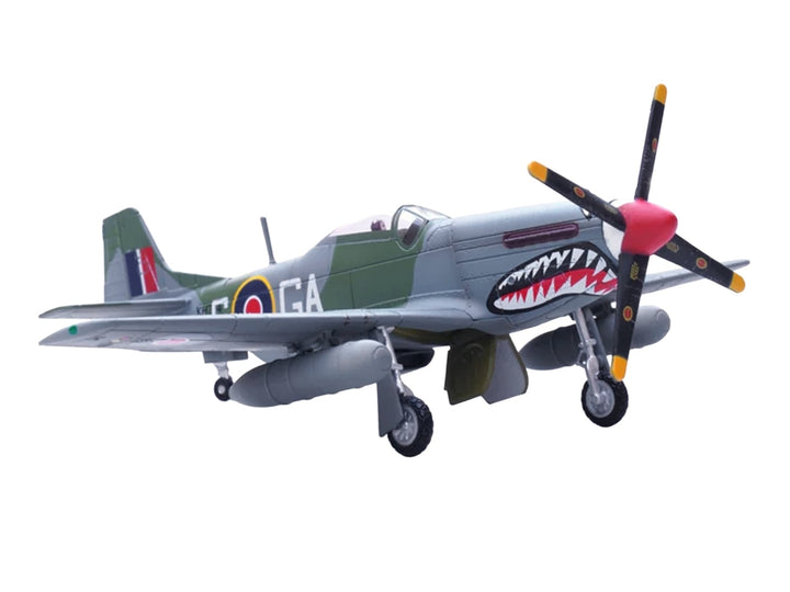 North American Mustang Mk.IV Aircraft "KH774 F/L Ellis Blanchford No. 112 'Shark' Squadron 239 Wing Italy" (1945) Royal Air Force 1/72 Diecast Model Airplane by Legion image 2