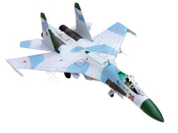 Sukhoi Su-27 Flanker-B Aircraft "Red 36 941st Fighter Aviation Regiment" (1987) Soviet Air Force 1/100 Diecast Model Airplane by Legion image 3