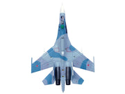 Sukhoi Su-27 Flanker-B Aircraft "Blue 388 Paris Air Show" (1989) Soviet Air Force 1/100 Diecast Model Airplane by Legion image 3