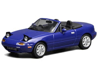 Mazda MX-5 Miata Convertible Laguna Blue 1/64 Diecast Model Car by MotorHelix image 2