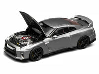 2020 Nissan GT-R (R35) Track Edition Engineered by NISMO RHD (Right Hand Drive) Dark Metal Gray Metallic "Senior 64" Series 1/64 Diecast Model Car by MotorHelix image 2