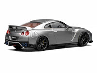 2020 Nissan GT-R (R35) Track Edition Engineered by NISMO RHD (Right Hand Drive) Dark Metal Gray Metallic "Senior 64" Series 1/64 Diecast Model Car by MotorHelix image 4